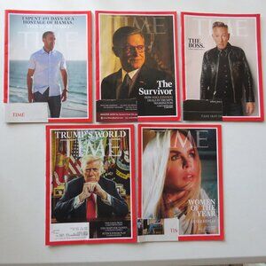 Time Magazines 2025 Lot of 5